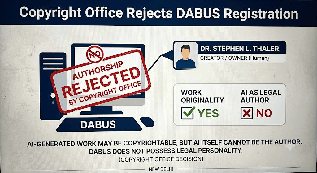 AI-Generated Work May Be Copyrightable, But AI Itself Cannot Be the Author: Copyright Office Rejects DABUS Registration